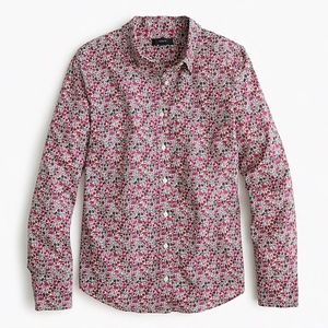 NWT J.Crew Slim Perfect Shirt Liberty London 12